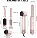 Dryhsip Hair Dryer Brush, 5-in-1 Hot Air Brush-Pink