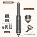 Dryhsip Hair Dryer Brush, 5-in-1 Hot Air Brush-Gray Gold