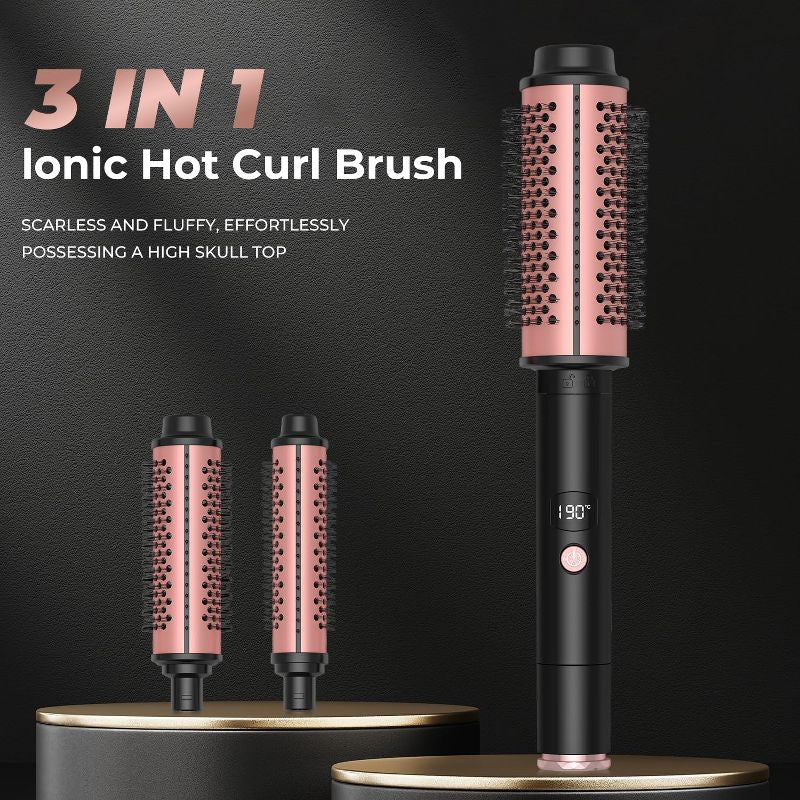 3-in-1 Curling Iron Wand with Negative Ion Technology