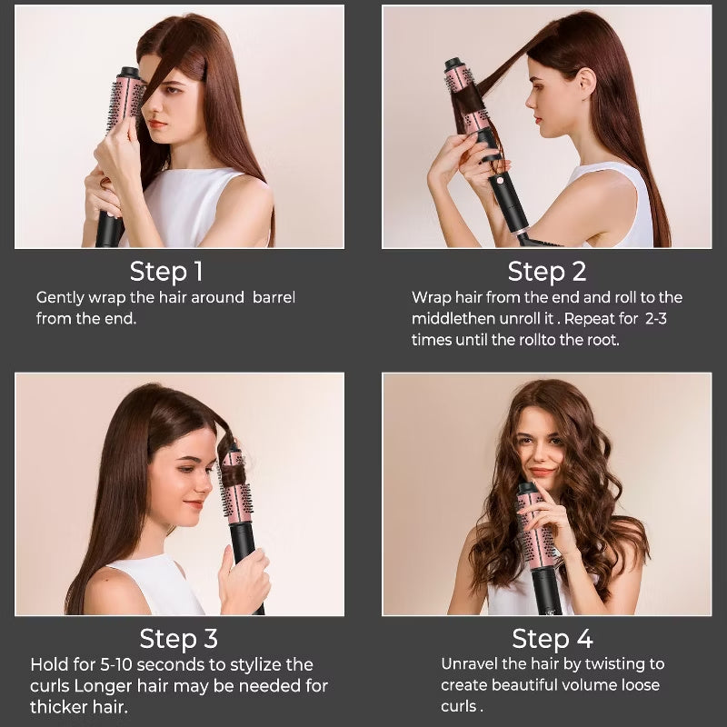 3-in-1 Curling Iron Wand with Negative Ion Technology