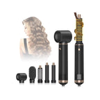 5-in-1 Hot Air Brush Styler with Ionic Technology - Black