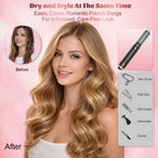 5-in-1 Hot Air Brush Styler with Ionic Technology - Black