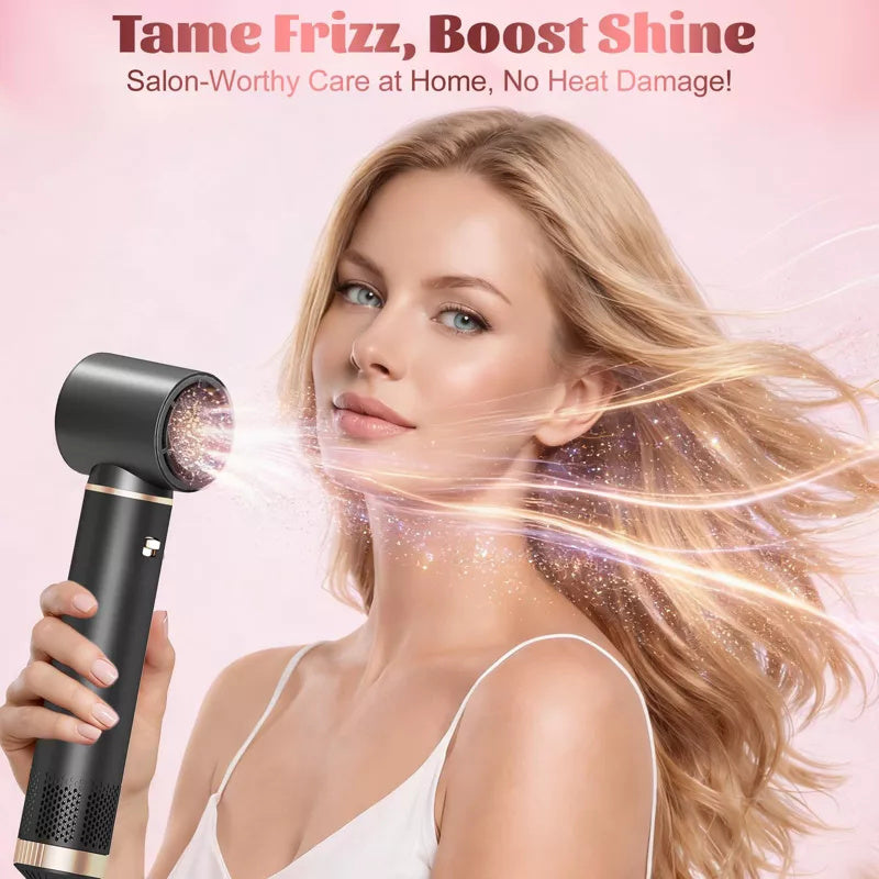 5-in-1 Hot Air Brush Styler with Ionic Technology - Black