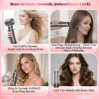 5-in-1 Hot Air Brush Styler with Ionic Technology - Gray