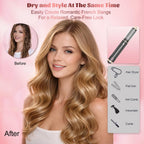 5-in-1 Hot Air Brush Styler with Ionic Technology - Gray