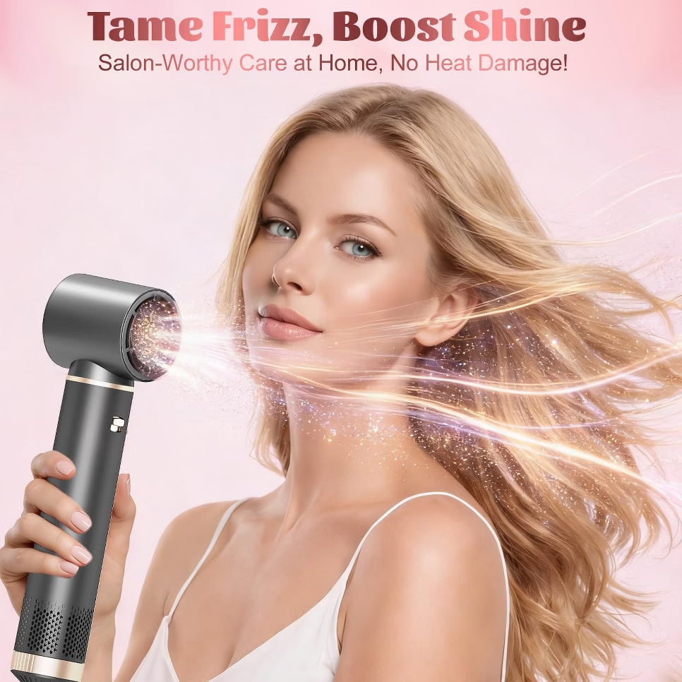 5-in-1 Hot Air Brush Styler with Ionic Technology - Gray