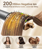 8 in 1 Hair Dryer Brush Set Air Hair Styler - Grey