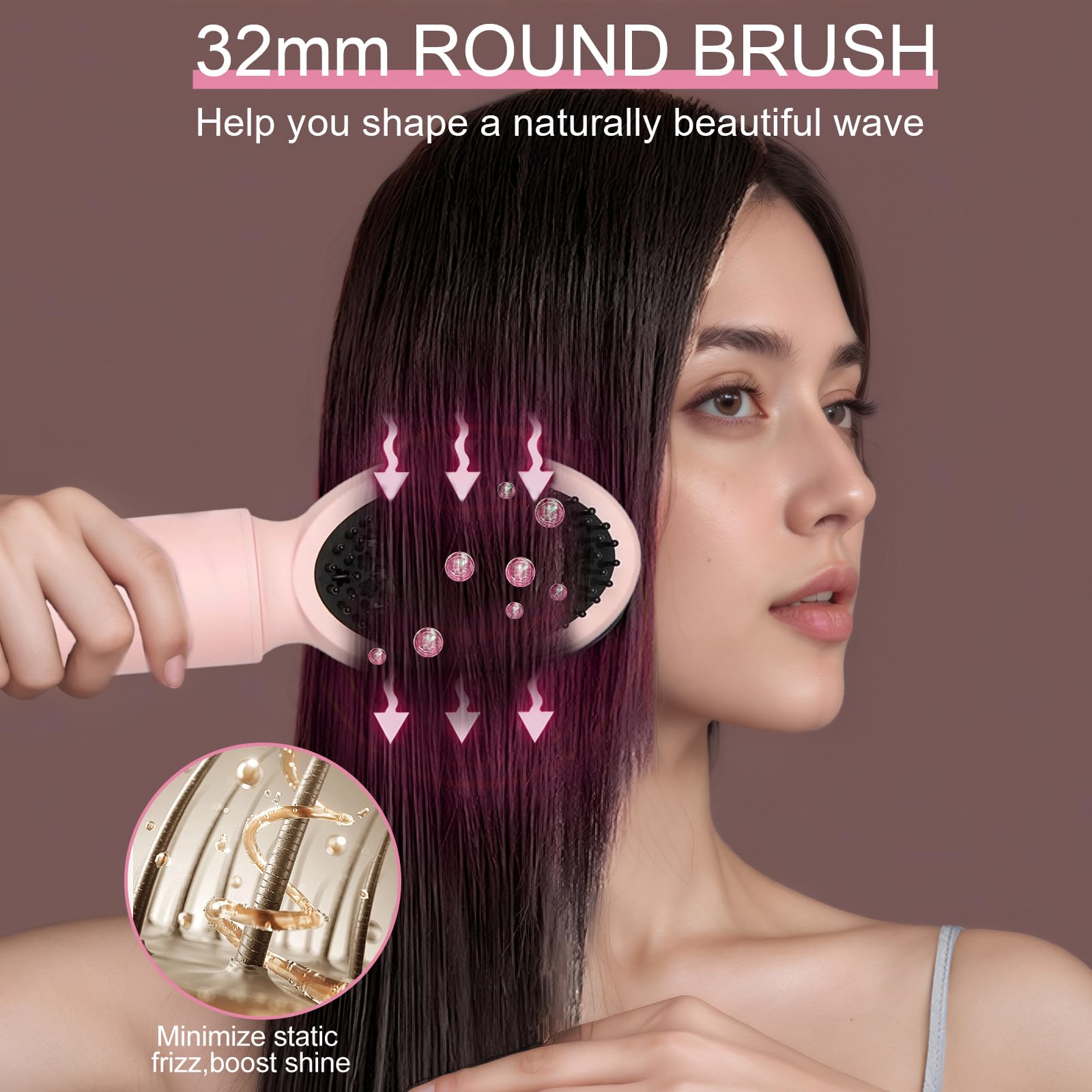 9 in 1 Hair Styler Set - Pink