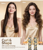 8 in 1 Hair Dryer Brush Set Air Hair Styler - Grey