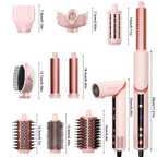 9 in 1 Hair Styler Set - Pink