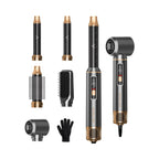 5-in-1 Hot Air Brush Styler for Women with Ionic Technology